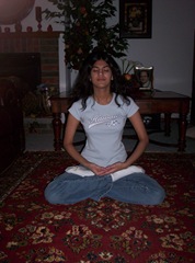 Neha in mediation posture