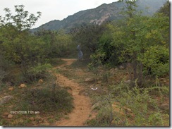Here is inner path, turn right