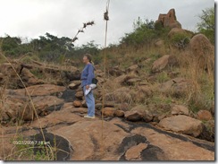 Over rocks we go