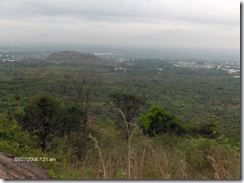 Looking from the mountain, SW