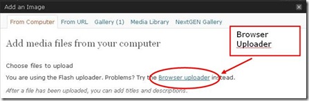 Browser-uploader