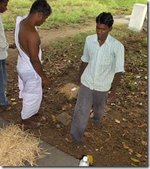 Getting ready for cremation