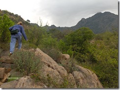 C;imbing over more rocks