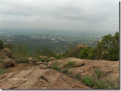 Looking back to Perimbakkam Road