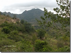 Arunachala from Papaji's cave