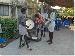 Village drummers