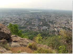 View from the top - Aranachaleswara Temple