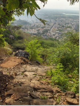 Aranachaleswara Temple from Skandashram