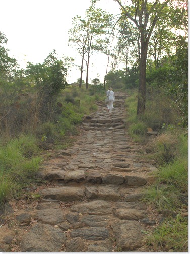 Climbing stairs here