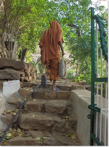 Entering Skandashram grounds