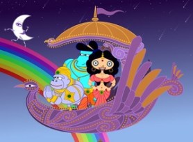 Sita, Rama, and Hanuman