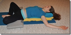 reclining bound angle pose 1