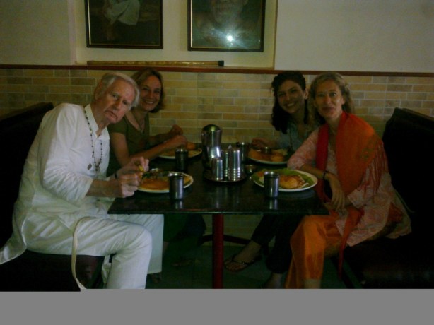 Alan-ji at Arunachala with devotees