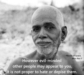 Sri Ramana on Evil