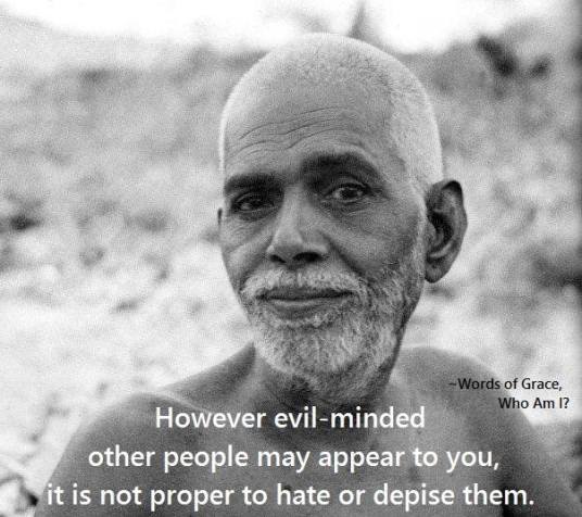 Sri Ramana on Evil