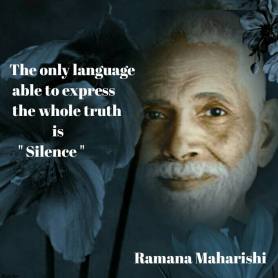 Silence is the only language